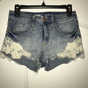 Barely worn denim shorts